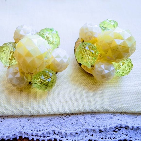 Vintage Signed Western Germany Clip-On Earrings - Picture 2 of 4